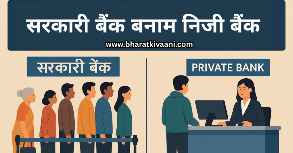 सरकारी बैंक बनाम निजी बैंक
