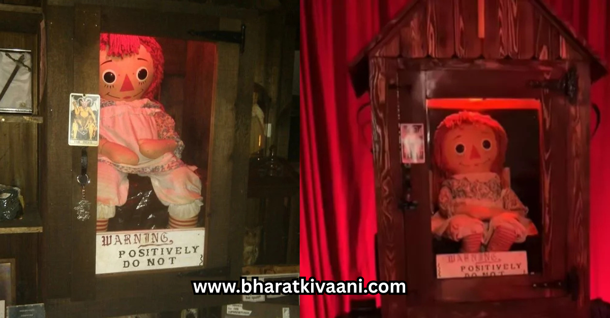Annabelle doll in Museum